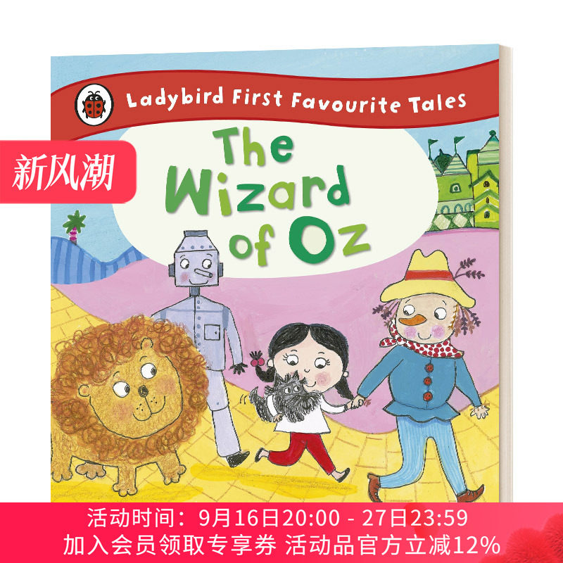 英文原版 The Wizard of Oz Ladybird First Favourite Tales 瓢虫童话故事系列 绿野仙踪 精装 英文版 进口英语原版书籍图片