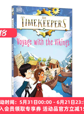 英文原版 The Timekeepers Voyage with the Vikings 时间记录者 与维京人一同启航 DK历史主题儿童冒险故事 进口英语原版书籍