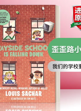 英文原版 Wayside School Is Falling Down 歪歪路小学2 我们的学校要倒了 英文版 进口英语原版书籍