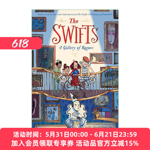 英文原版 The Swifts 02 A Gallery of Rogues 斯威夫特家族系列2 无赖画廊 儿童侦探推理小说 Beth Lincoln 精装 英文版