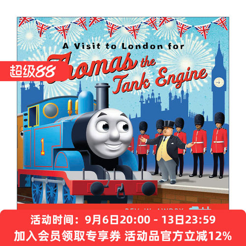 托马斯和他的朋友们  英文原版 A Visit to London for Thomas the Tank Engine 去伦敦 大开本绘本 英文版 进口英语原版书籍