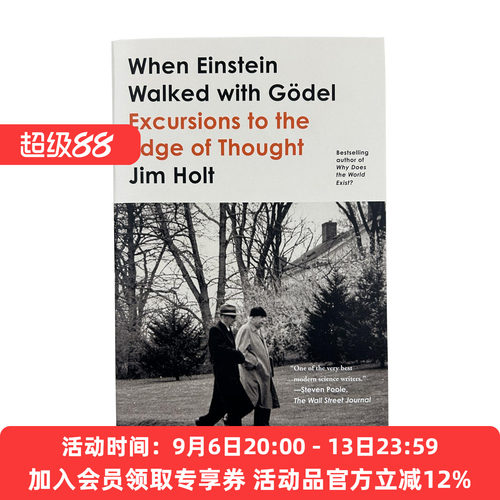 当爱因斯坦与哥德尔同行 英文原版 When Einstein Walked with Godel Excursions to the Edge of Thought 英文版 进口英语原版书