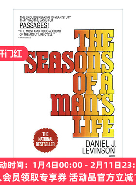 男人的生命四季 英文原版 The Seasons of a Man's Life 男性健康 Daniel Levinson 英文版 进口英语原版书籍