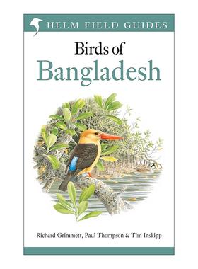 英文原版 Field Guide to the Birds of Bangladesh 孟加拉国野生鸟类图鉴 英文版 进口英语原版书籍