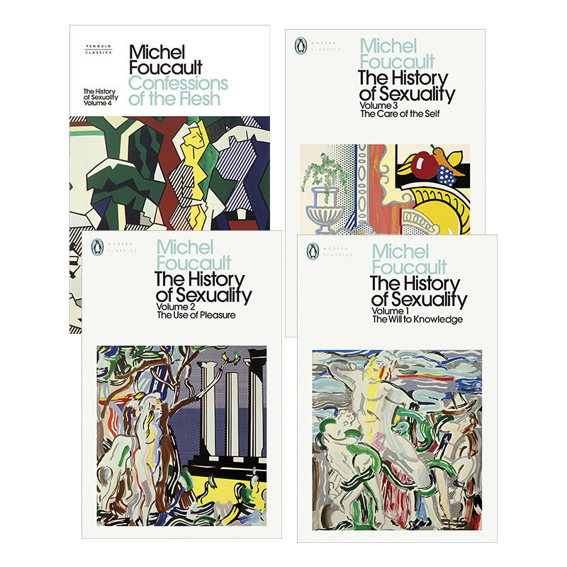 预售 华研原版 性经验史系列 4本套装 英文原版 the history of