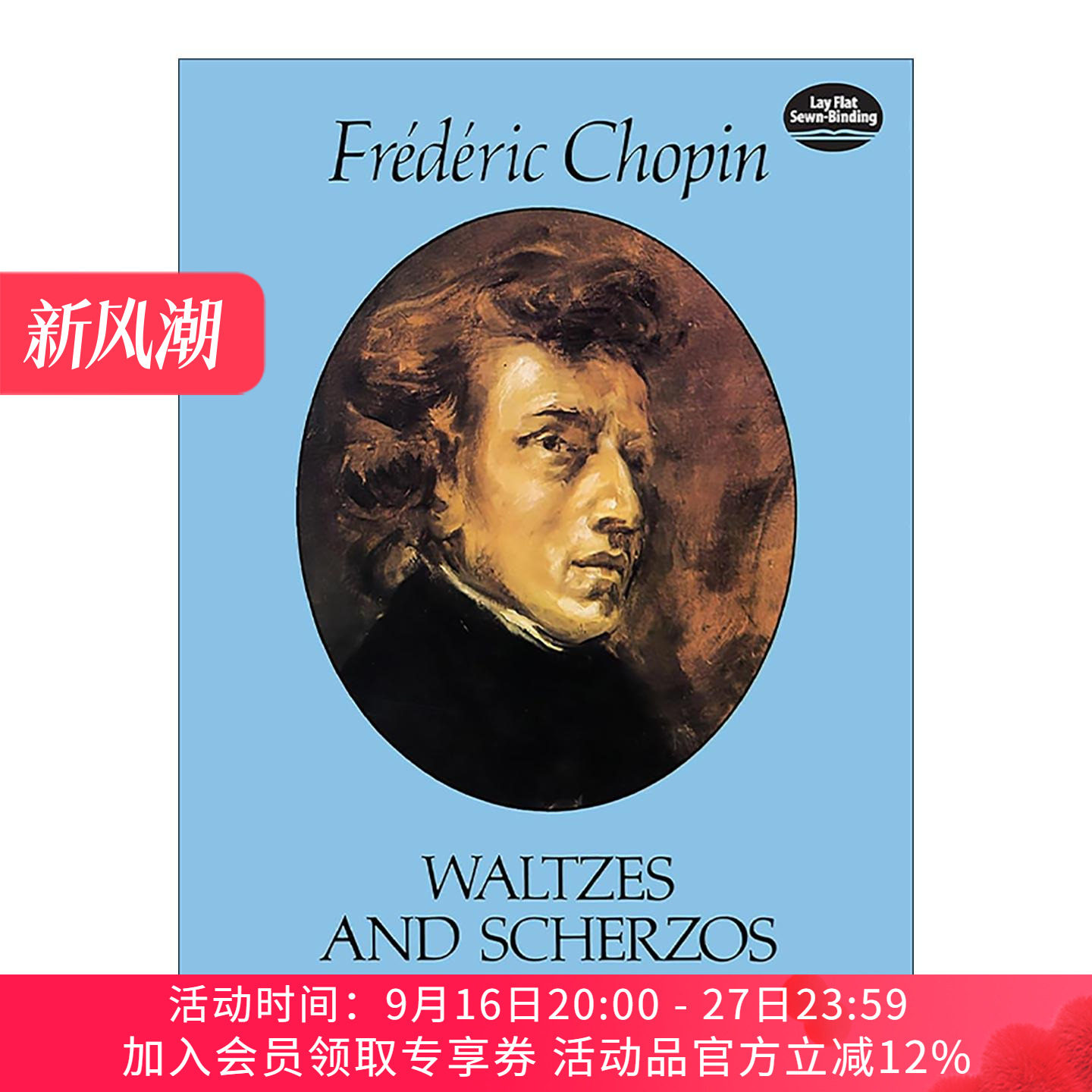 英文原版 Waltzes and Scherzos 肖邦圆舞曲和谐谑曲 华尔兹舞曲 乐谱 Frédéric Chopin 英文版 进口英语原版书籍