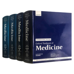 进口英语原版 牛津医学教科书 四册 Textbook Medicine 英文原版 华研原版 书籍 国际版 英文版 Oxford