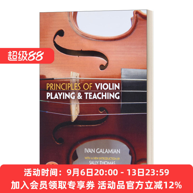 英文原版 Principles of Violin Playing and Teaching 小提琴演奏和教学原则 英文版 进口英语原版书籍