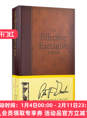 卓有成效管理者的指导手册  英文原版 The Effective Executive in Action 英文版 进口英语原版书籍