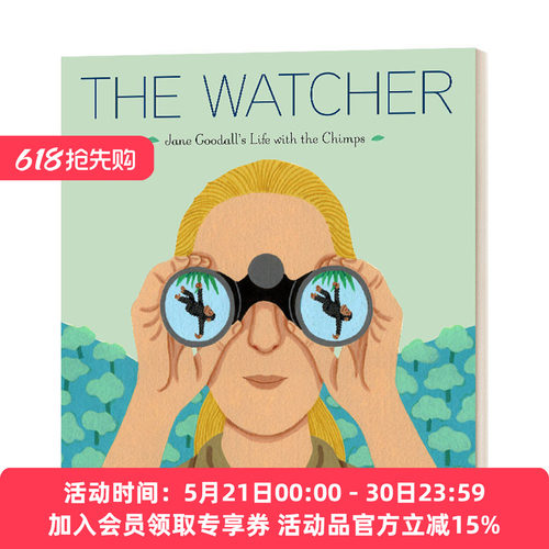 英文原版 The Watcher 一位观察者 精装 英文版 进口英语原版书籍 观察者 珍·古道尔和黑猩猩在一起的生活