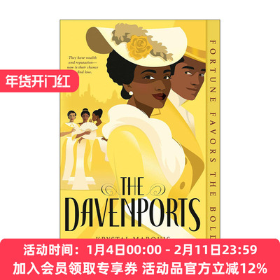 英文原版 The Davenports 达文波特 美国黑人历史小说 Krystal Marquis 英文版 进口英语原版书籍
