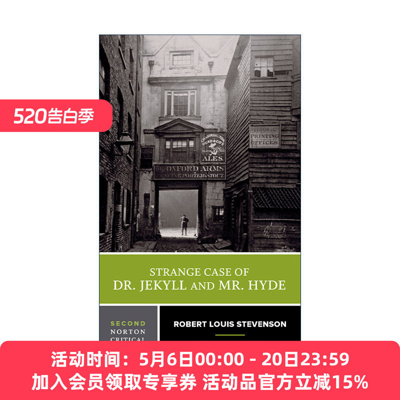 英文原版 Strange Case of Dr Jekyll and Mr Hyde 化身博士 第二版 诺顿文学解读系列 Norton Critical Editions进口英语原版书籍