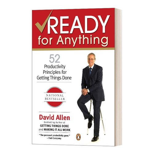 英文原版 Ready For Anything 搞定2 提升工作与生活效率的52项原则 英文版 进口英语原版书籍