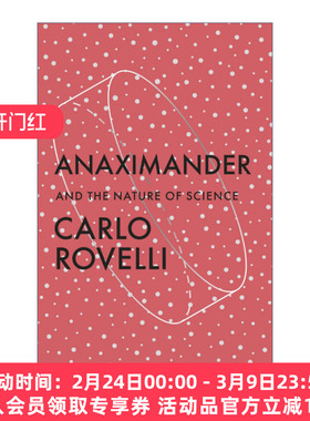 阿那克西曼德  英文原版 Anaximander 卡洛?罗韦利的科学起源课 英文版 进口英语原版书籍