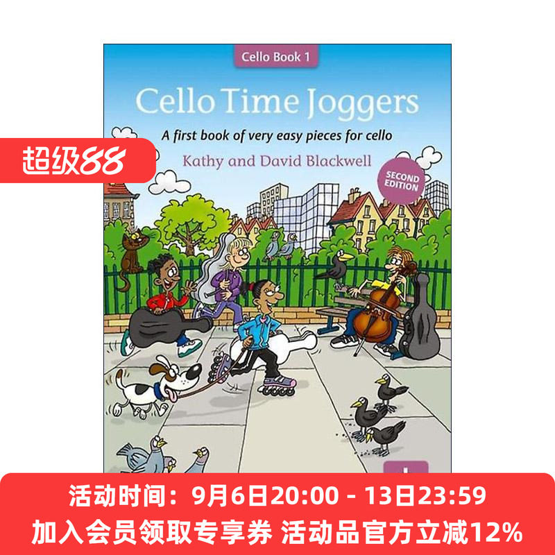 英文原版 Cello Time Joggers 牛津大提琴时光 慢跑教材 入门进阶1 ABRSM英皇考级大提琴启蒙教材 英文版 进口英语原版书籍