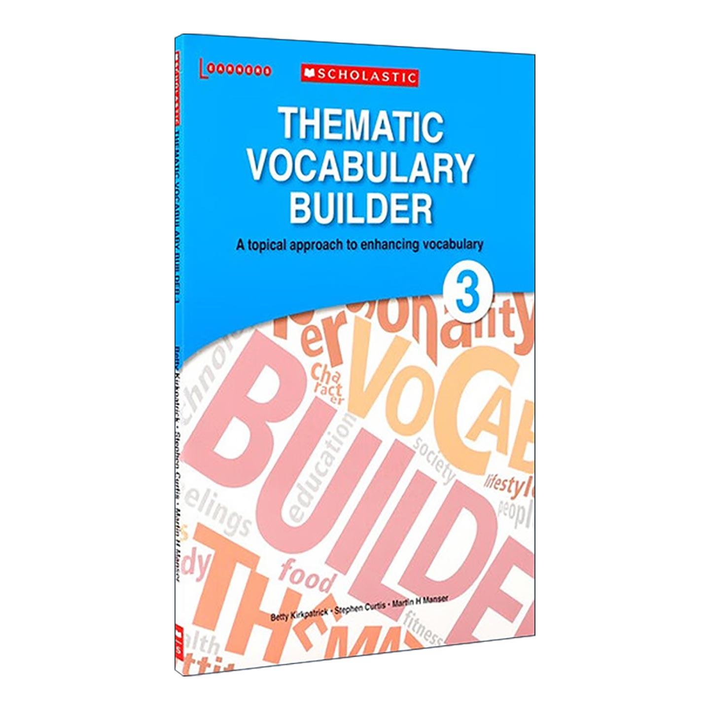 英文原版 Thematic Vocabulary Builder 3 学乐初中英语主题词汇3 英文版 进口英语原版书籍