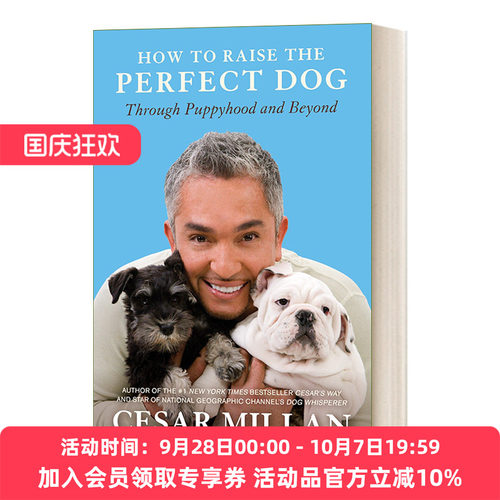 英文原版 How to Raise the Perfect Dog 如何培养完美的狗 从幼犬期到之后 著名狗行为学家塞Cesar Millan 英文版 进口英语书籍