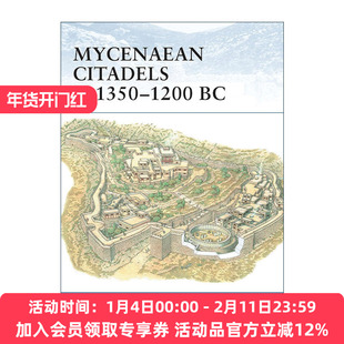 英文原版 Mycenaean Citadels c 1350–1200 BC 迈锡尼城堡 世界防御要塞系列 英文版 进口英语原版书籍