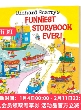 英文原版 Funniest Storybook Ever 斯凯瑞 好笑的故事书 精装 英文版 进口英语原版书籍
