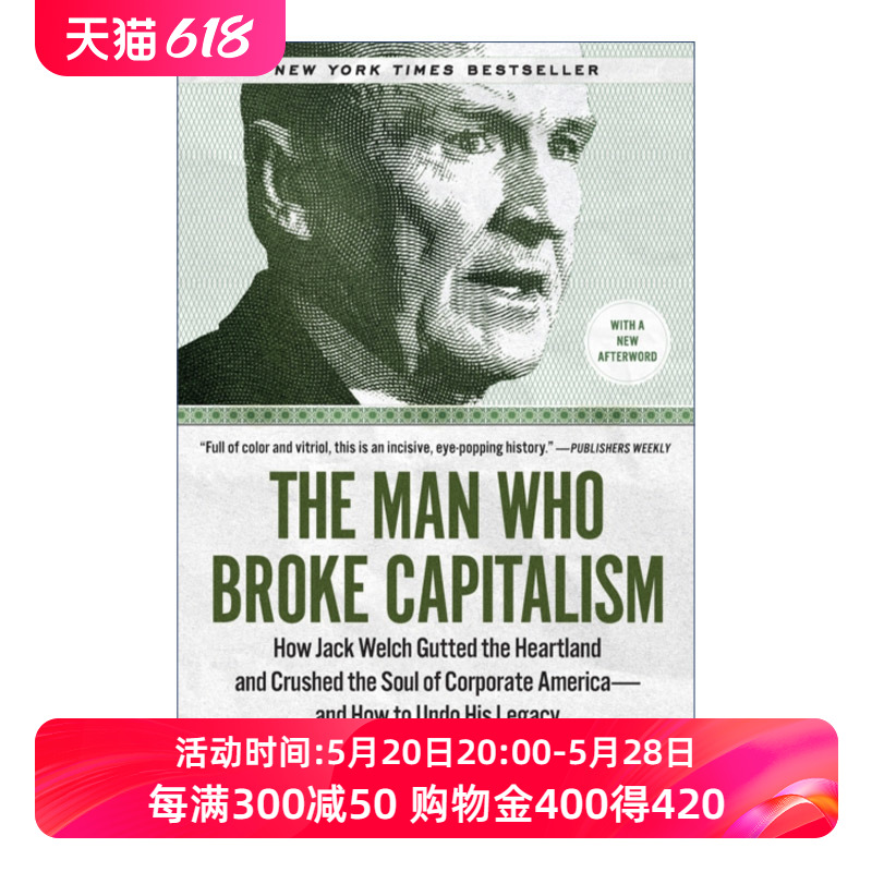 打破资本主义的人英文原版 The Man Who Broke Capitalism英文版进口英语原版书籍