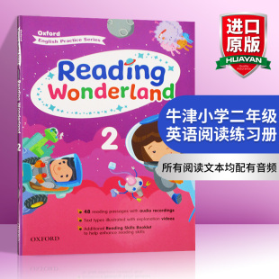 英文版 OUP Oxford 英语书籍 进口原版 正版 Wonderland Reading 英文原版 牛津小学二年级英语阅读练习册