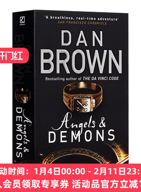 英文原版小说 Angels And Demons 天使与魔鬼 豆瓣推荐 英文版 进口英语原版书籍
