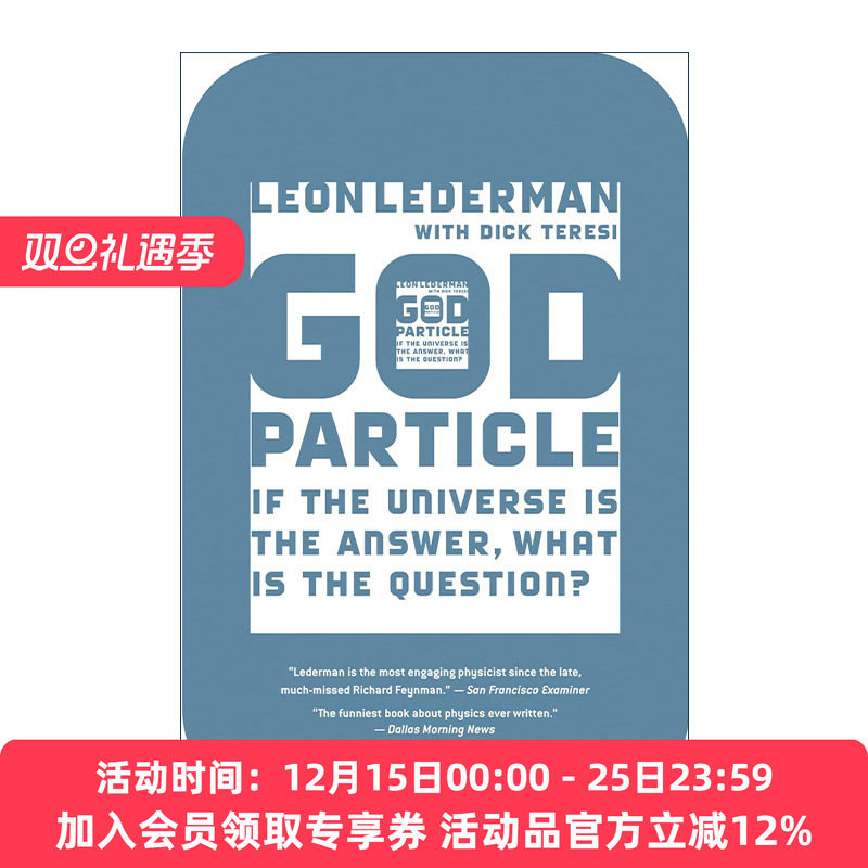 英文原版 The God Particle 上帝粒子 诺奖大师写给所有人的粒子物理趣史 英文版 进口英语原版书籍