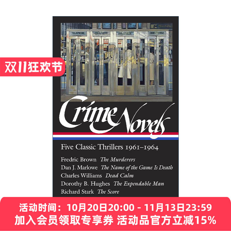 英文原版 Crime Novels Five Classic Thrillers 1961-1964 五部经典惊悚犯罪小说选集 精装美国文库 英文版 进口英语原版书籍