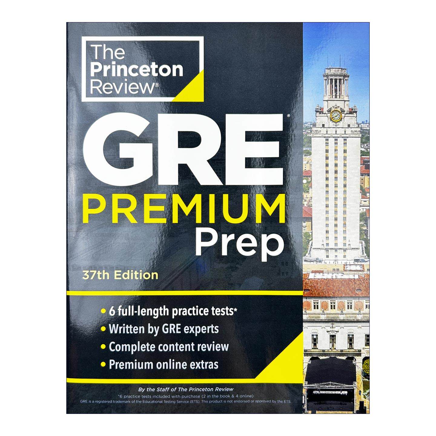 英文原版 Princeton Review GRE Premium Prep 普林斯顿美国研究生入学考试备考指南 优质版 第37版 英文版 进口英语原版书籍