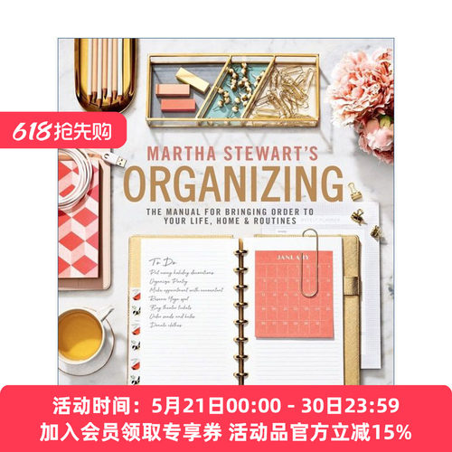 玛莎斯图尔特的整理技巧  英文原版 Martha Stewart's Organizing 美国家政女王 精装 英文版 进口英语原版书籍