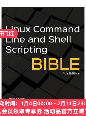 英文原版 Linux Command Line and Shell Scripting Bible 第4版 Linux命令行与shell脚本编程大全 英文版 进口英语原版书籍