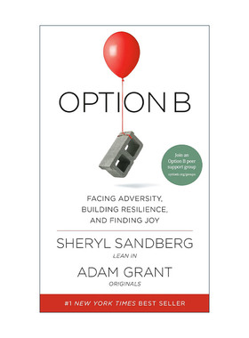 英文原版 Option B 另一种选择 直面逆境 培养复原力 重拾快乐 传记 Sheryl Sandberg 精装 英文版 进口英语原版书籍