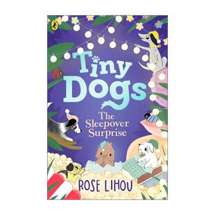 英文原版 Tiny Dogs The Sleepover Surprise 小小狗系列4 过夜惊喜 儿童插画初级章节书 英文版 进口英语原版书籍
