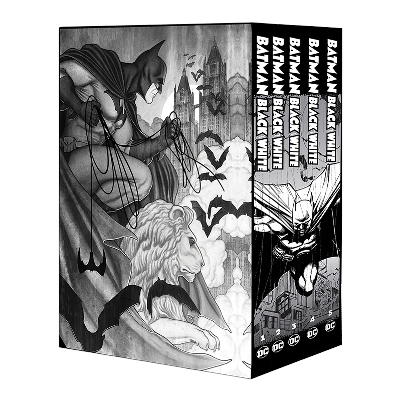 英文原版 Batman Black and White Box Set 蝙蝠侠黑白套装 DC漫画 英文版 进口英语原版书籍