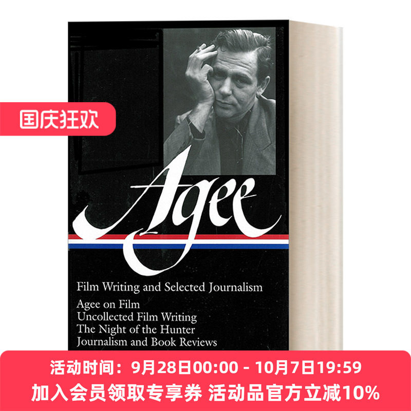 英文原版 James Agee 詹姆斯·艾吉 电影写作和精选新闻报道 普利策奖得主 精装美国文库 英文版 进口英语原版书籍