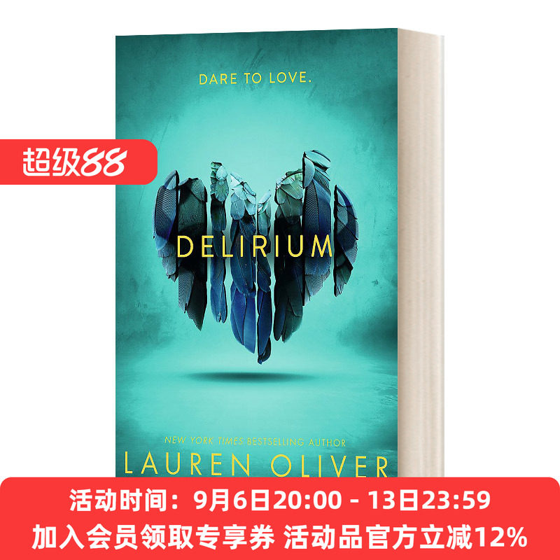 英文原版小说 Delirium Delirium Trilogy 1 爱是一种病 劳伦 奥利弗 忽然七日作者 英文版 进口英语原版书籍
