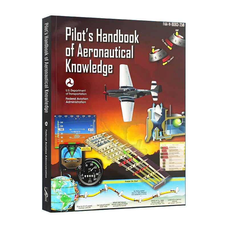 英文原版 Pilot's Handbook of Aeronautical Knowledge FAA飞行员航空知识手册 美国联邦航空管理局 英文版 进口英语原版书籍