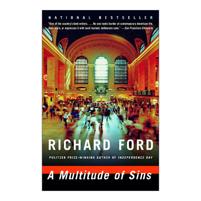 千百种罪 英文原版 A Multitude of Sins Vintage Contemporaries 石泉城作者 普利策奖得主Richard Ford 英文版 进口英语原版书籍