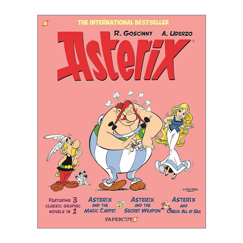 高卢英雄历险记  英文原版 Asterix Omnibus Vol.10 28-30 合订 卷十 英文版 进口英语原版书籍