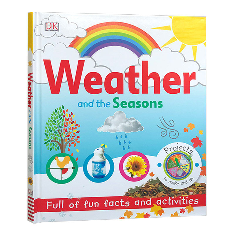 天气与季节 英文原版 Weather and the Seasons DK自然科普百科 智游戏活动书 精装 英文版进口原版英语书籍图片