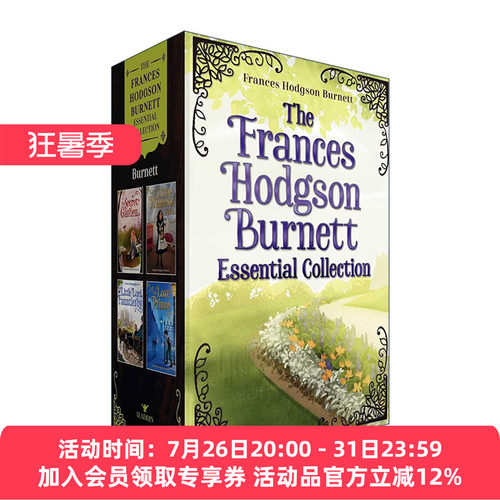 英文原版 The Frances Hodgson Burnett Essential Collection 伯内特经典作品4册盒装 含小公主 小公子方特洛伊 秘密花园
