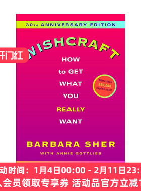 英文原版 Wishcraft 许愿 如何得到你真正想要的 自我提升指南 Barbara Sher 英文版 进口英语原版书籍