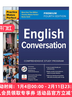 熟能生巧 英语对话 英文原版 Practice Makes Perfect English Conversation 第4版 英文版 进口英语原版书籍