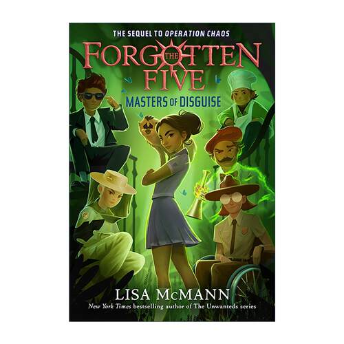 英文原版 Masters of Disguise The Forgotten Five 06 伪装大师 被遗忘的五人系列6 儿童冒险小说 Lisa McMann 进口英语原版书籍