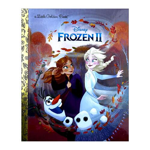 英文原版 Frozen 2 Little Golden Book 迪士尼冰雪奇缘2 兰登书屋精装小金书 英文版 进口英语原版书籍