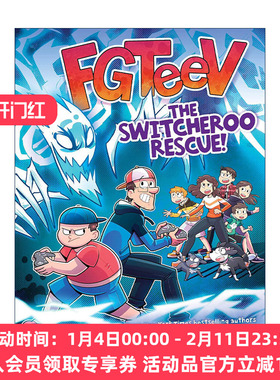 英文原版 FGTeeV The Switcheroo Rescue 骤变救援 儿童全彩漫画 英文版 进口英语原版书籍