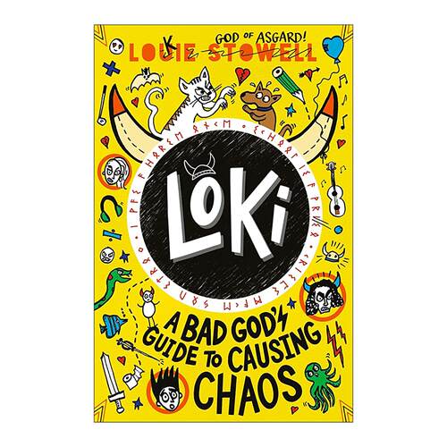 英文原版 Loki A Bad God's Guide to Causing Chaos 洛基 一个坏神的捣蛋指南 儿童幽默漫画小说 英文版 进口英语原版书籍