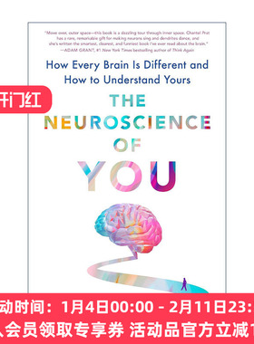 英文原版 The Neuroscience of You 你的神经科学 每个人的大脑如何不同及如何理解你的大脑 Chantel Prat 精装 进口英语原版书籍