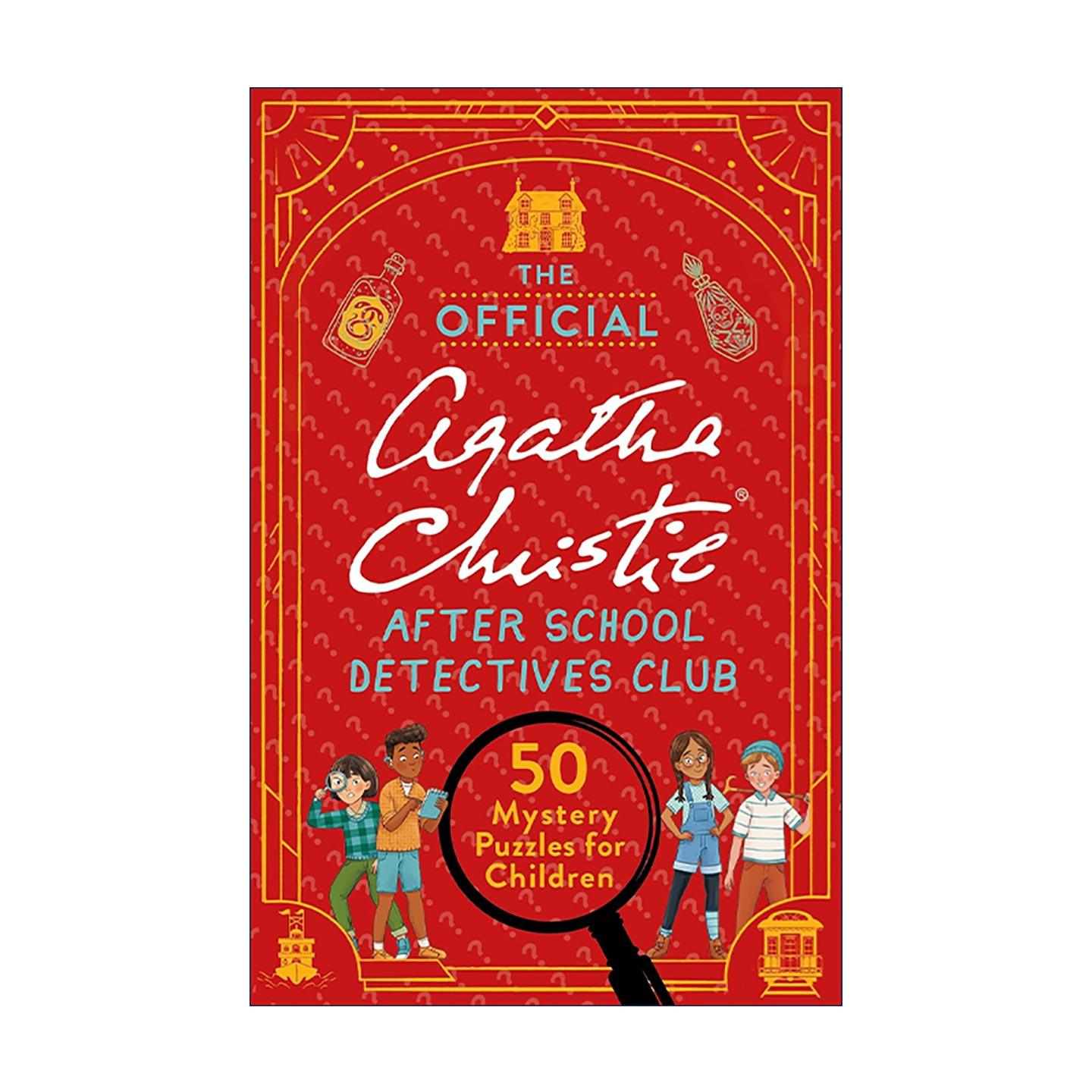 英文原版 The Official Agatha Christie After School Detectives Club 阿加莎克里斯蒂课后侦探俱乐部 50个谜题 儿童益智游戏