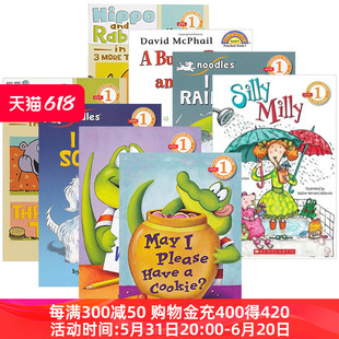 Scholastic Level 请回信 英文版 我可以吃块饼干吗 英文原版 学乐英语分级读物第一级 绘本 Reader 我爱学校 进口英语书籍